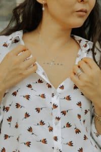 Mẫu dây chuyền bạc choker cá tính cho nữ - MMJW