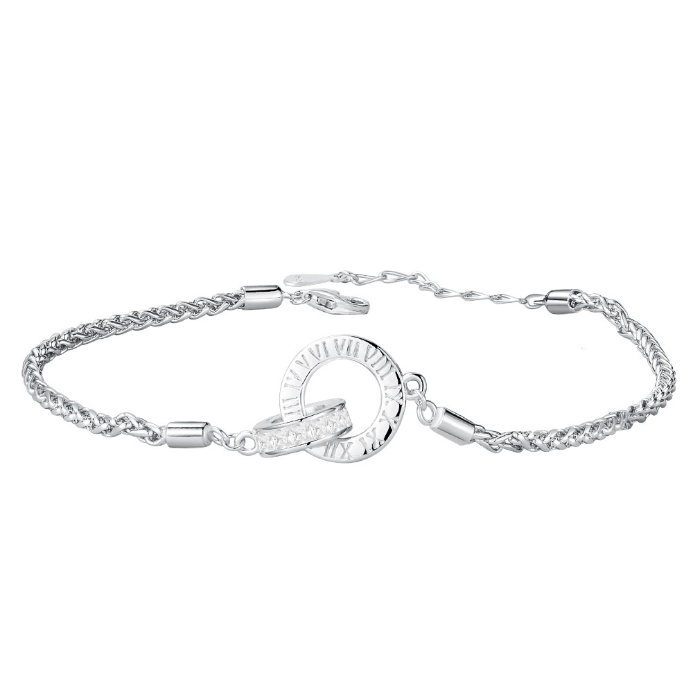 Lắc Tay Bạc 925 Endless Love Đính Đá CZ Vòng Tay Nữ Mermaid Jewelry Tặng Túi Và Hộp Quà Sang Trọng